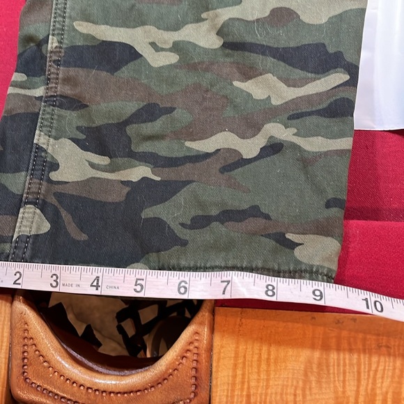 Wrangler green tan black camo PANTS FLEECE lined cargo 42/30 relaxed fit men NEW - Picture 6 of 16